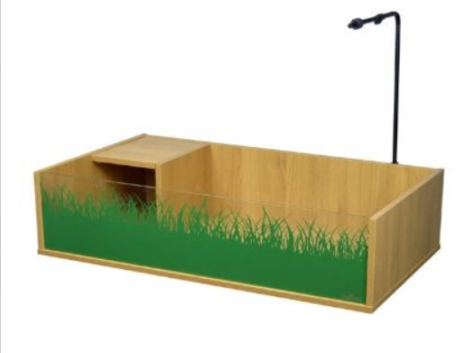 VIVEXOTIC TORTOISE TABLE OAK 90CM